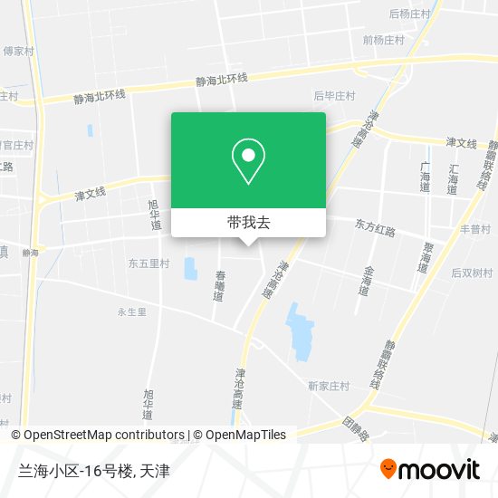 兰海小区-16号楼地图