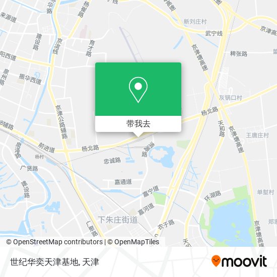 世纪华奕天津基地地图