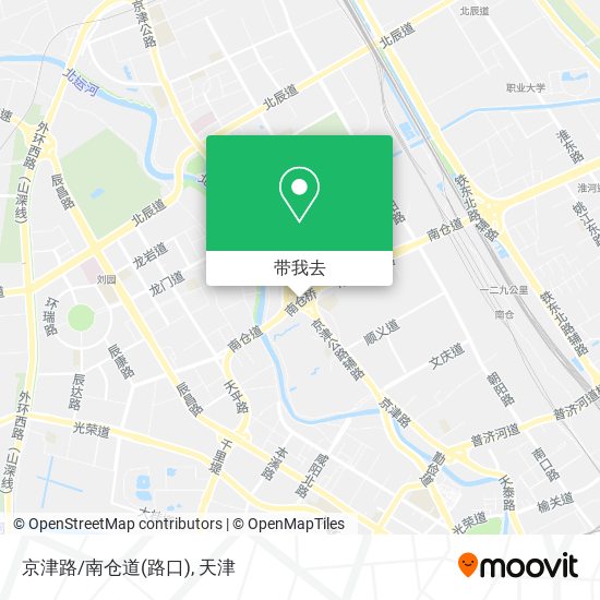 京津路/南仓道(路口)地图