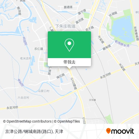 京津公路/钢城南路(路口)地图