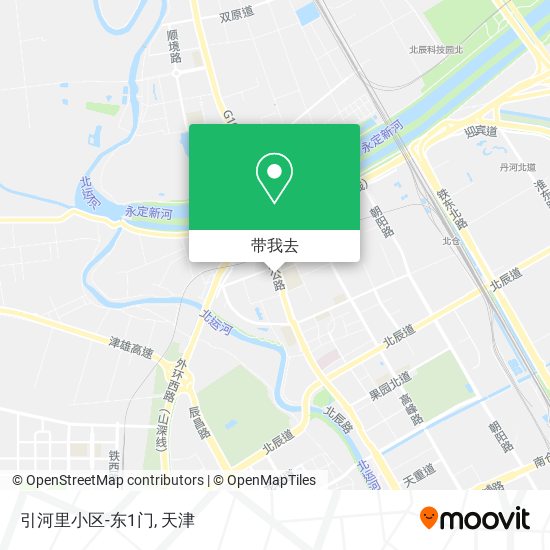 引河里小区-东1门地图