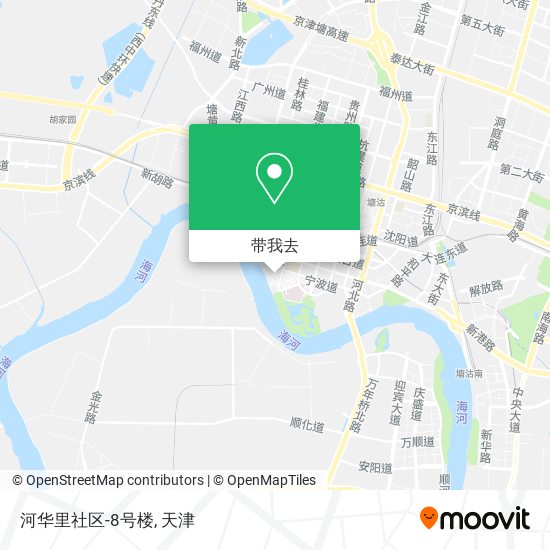 河华里社区-8号楼地图