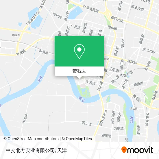 中交北方实业有限公司地图