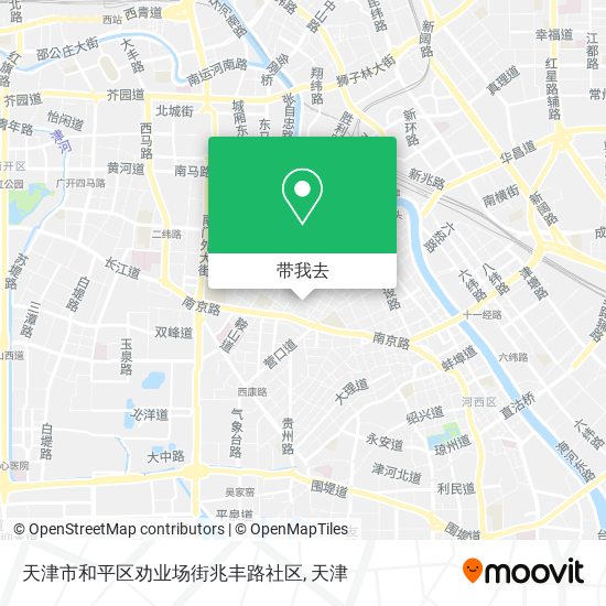 天津市和平区劝业场街兆丰路社区地图