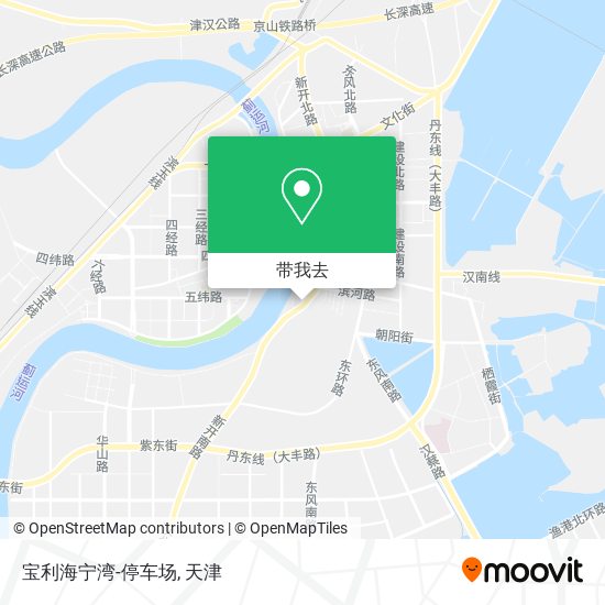宝利海宁湾-停车场地图
