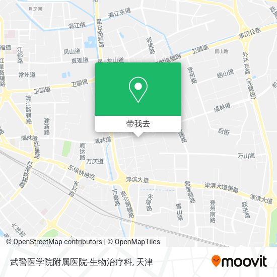 武警医学院附属医院-生物治疗科地图