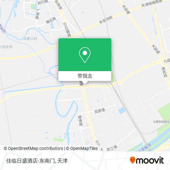 佳临日盛酒店-东南门地图