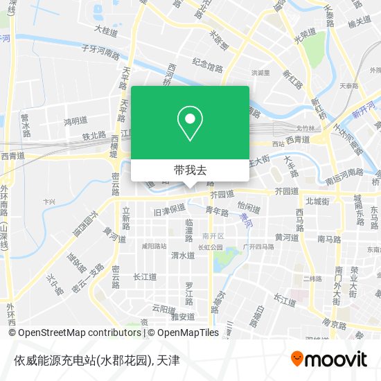 依威能源充电站(水郡花园)地图