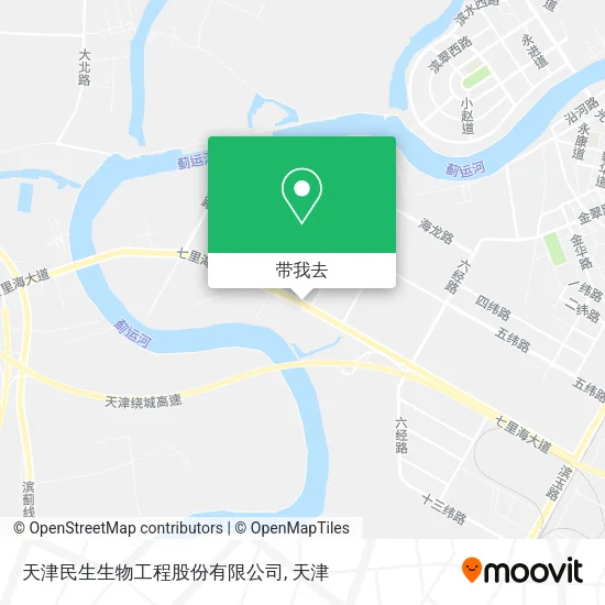 天津民生生物工程股份有限公司地图