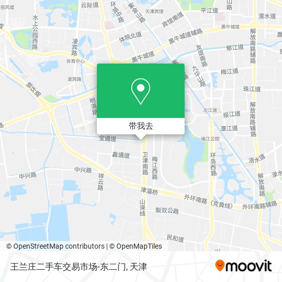王兰庄二手车交易市场-东二门地图