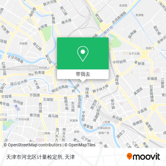 天津市河北区计量检定所地图