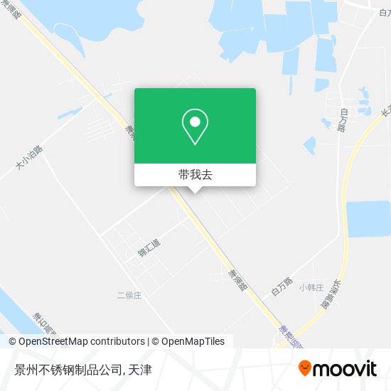 景州不锈钢制品公司地图