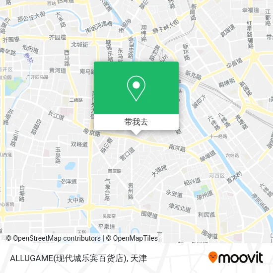 ALLUGAME(现代城乐宾百货店)地图