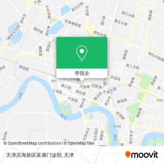 天津滨海新区富康门诊部地图