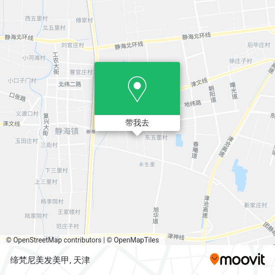 缔梵尼美发美甲地图