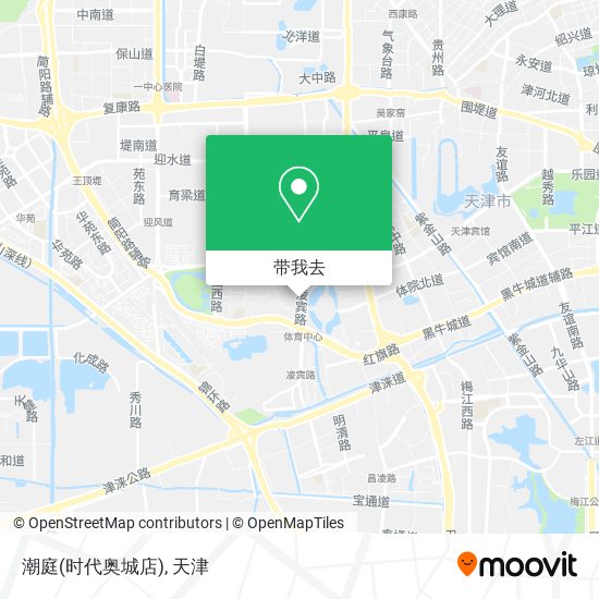 潮庭(时代奥城店)地图