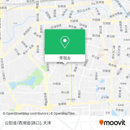 云阳道/西湖道(路口)地图