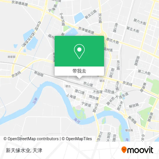 新天缘水业地图