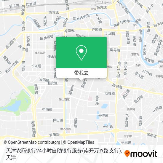 天津农商银行24小时自助银行服务(南开万兴路支行)地图