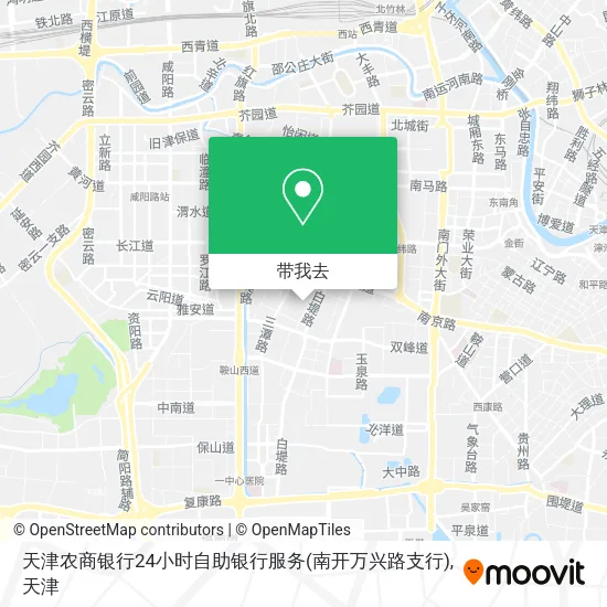 天津农商银行24小时自助银行服务(南开万兴路支行)地图