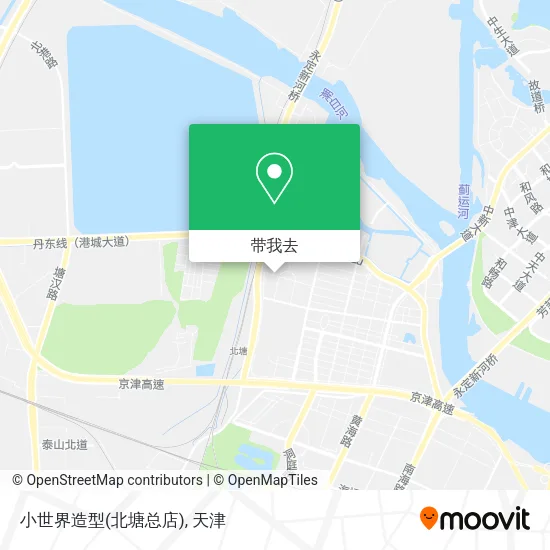 小世界造型(北塘总店)地图