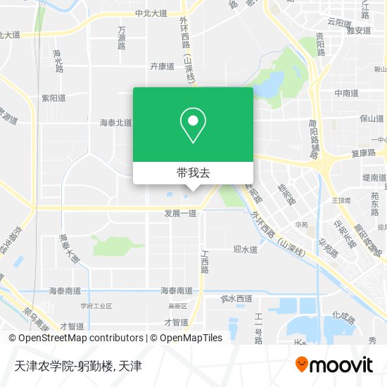 天津农学院-躬勤楼地图