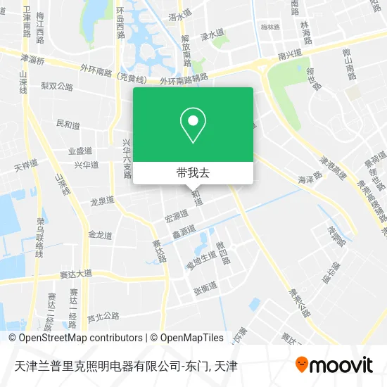 天津兰普里克照明电器有限公司-东门地图