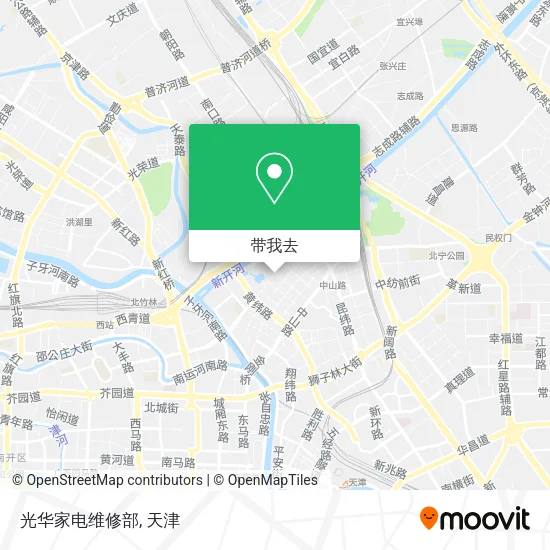 光华家电维修部地图