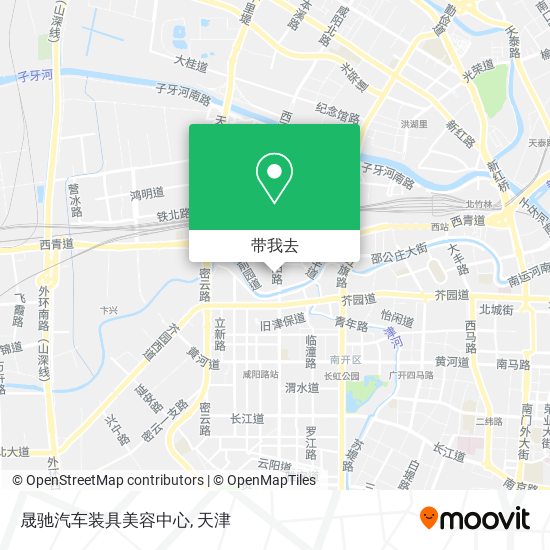 晟驰汽车装具美容中心地图