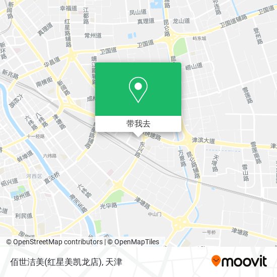 佰世洁美(红星美凯龙店)地图