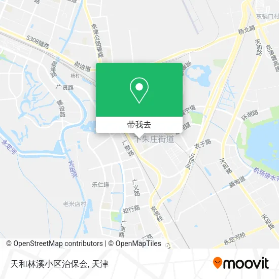 天和林溪小区治保会地图