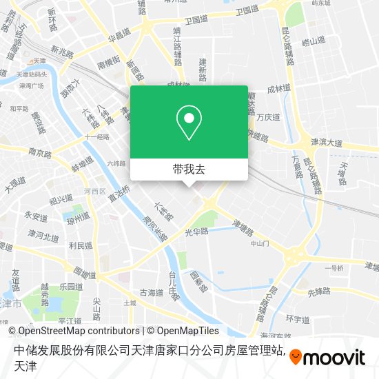 中储发展股份有限公司天津唐家口分公司房屋管理站地图