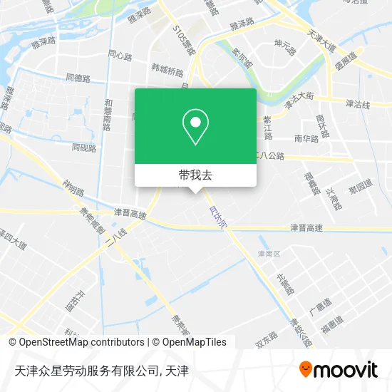 天津众星劳动服务有限公司地图