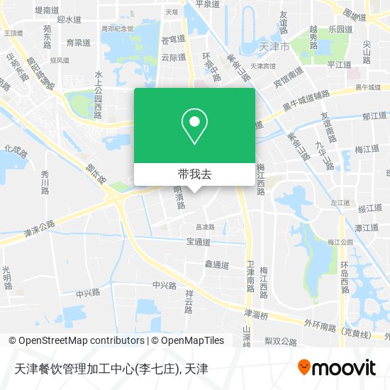 天津餐饮管理加工中心(李七庄)地图