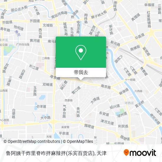 鲁阿姨干炸里脊咋拌麻辣拌(乐宾百货店)地图