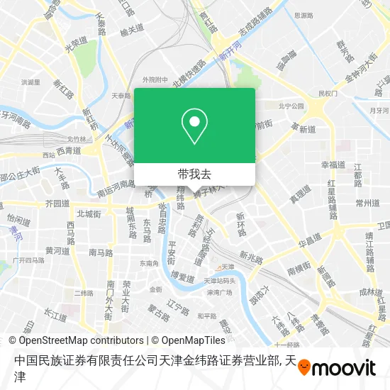 中国民族证券有限责任公司天津金纬路证券营业部地图