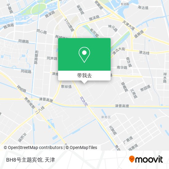 BH8号主题宾馆地图