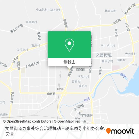 文昌街道办事处综合治理机动三轮车领导小组办公室地图