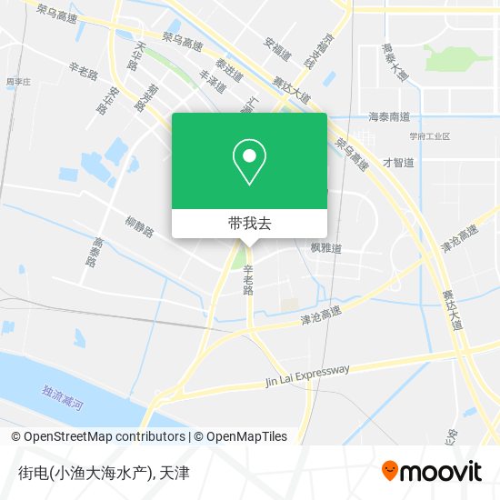 街电(小渔大海水产)地图
