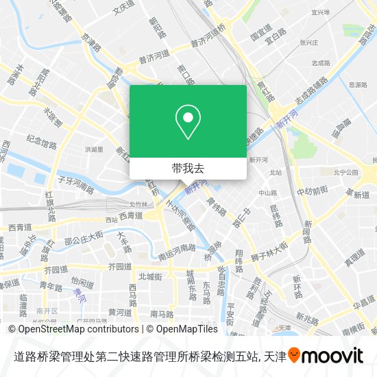 道路桥梁管理处第二快速路管理所桥梁检测五站地图