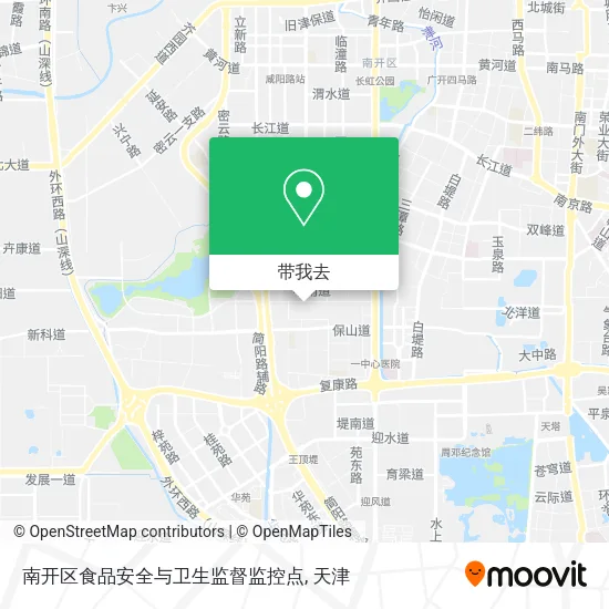 南开区食品安全与卫生监督监控点地图