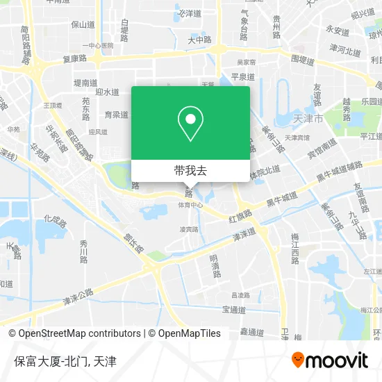 保富大厦-北门地图