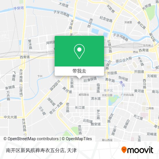 南开区新风殡葬寿衣五分店地图