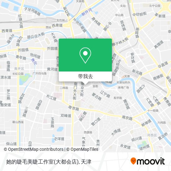 她的睫毛美睫工作室(大都会店)地图