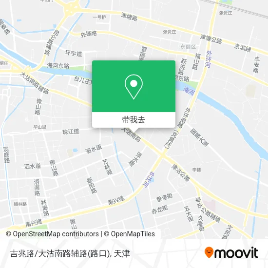 吉兆路/大沽南路辅路(路口)地图