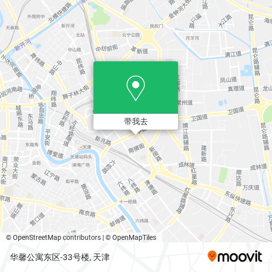 华馨公寓东区-33号楼地图