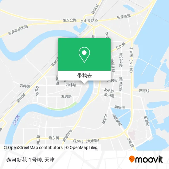 泰河新苑-1号楼地图