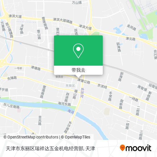天津市东丽区瑞祥达五金机电经营部地图