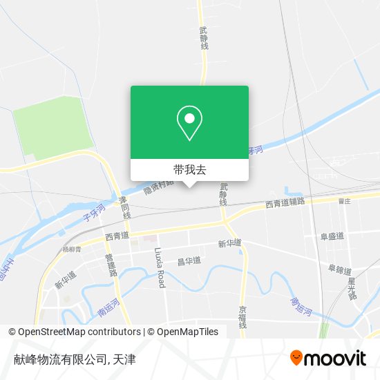 献峰物流有限公司地图