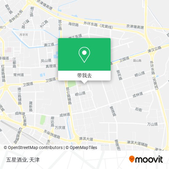 五星酒业地图
